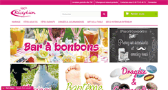 Desktop Screenshot of boutique.centpourcent-reception.com