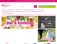 Tablet Screenshot of boutique.centpourcent-reception.com